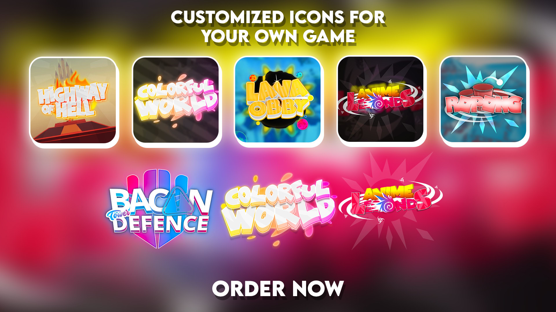 Make a custom roblox icon for you by Nightthechosen