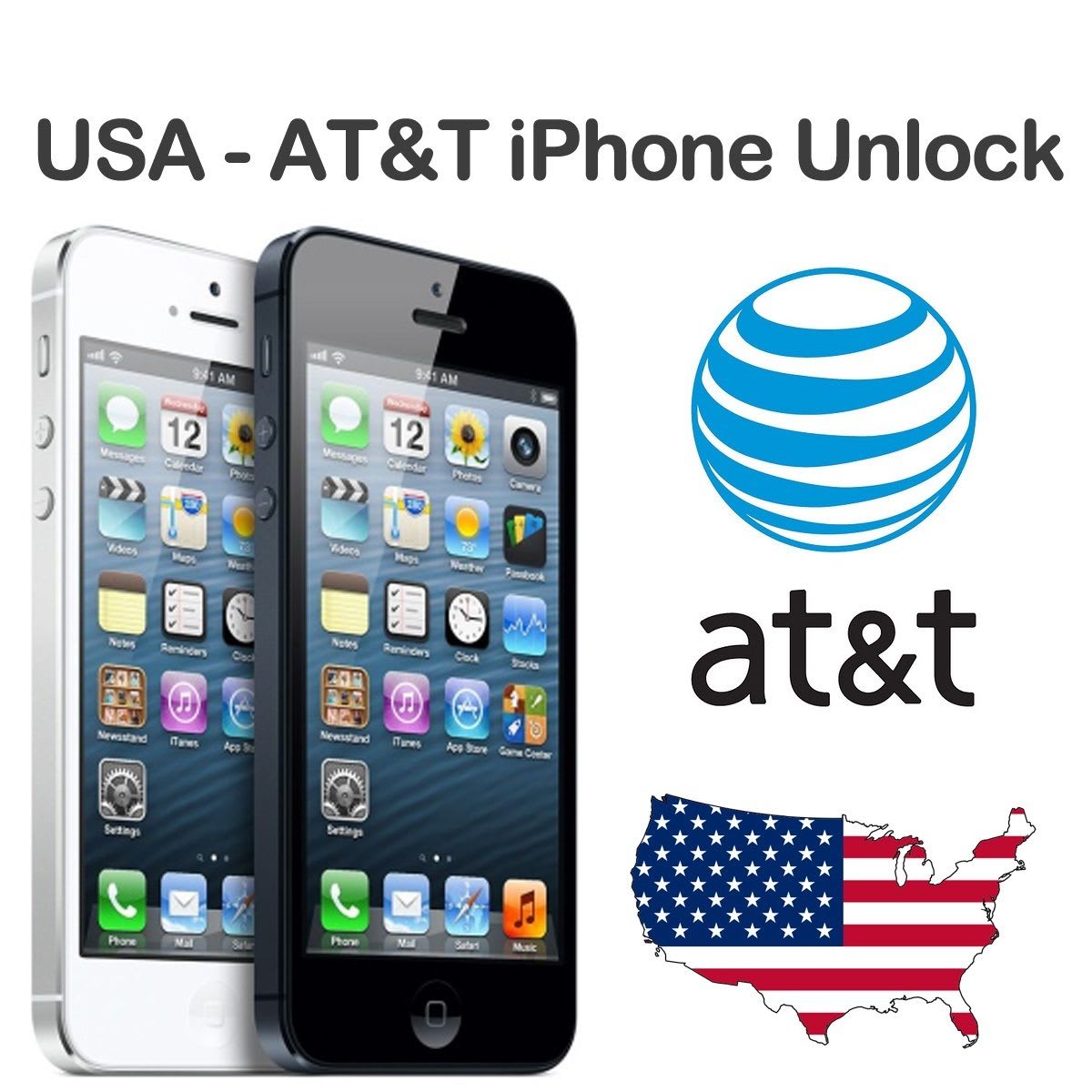 Clean IMEI ONLY .......... Factory Unlock Service for AT&T iPhone 4 4s 5 5c 5s 