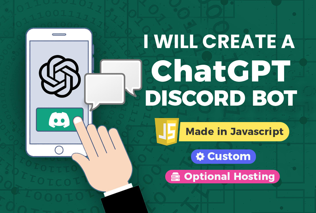 Create a ChatGPT Discord Bot. Using the ChatGPT API to power