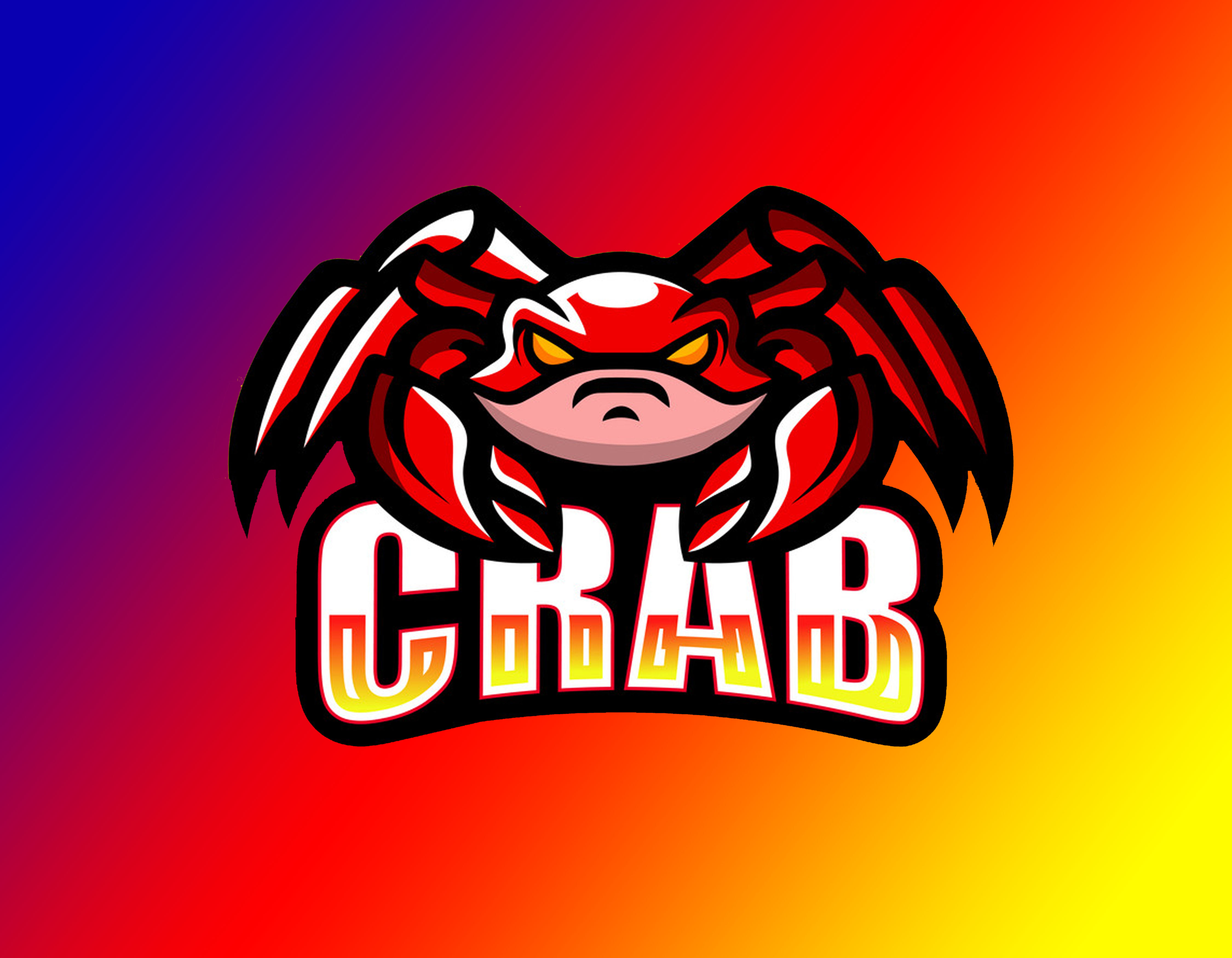 Crab Mascot Svg 