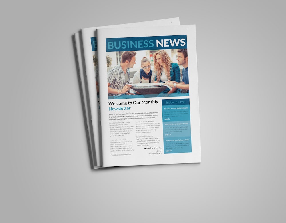 Create Professional Newsletter Design By Tontuz Fiverr