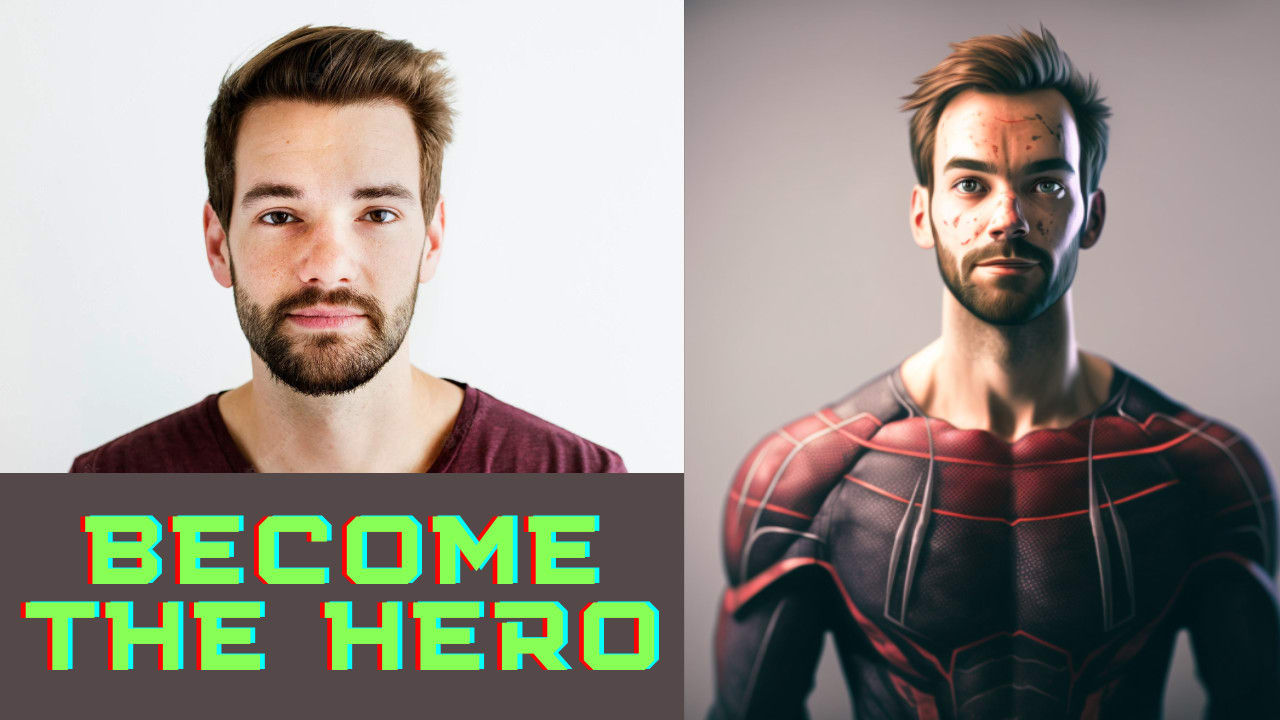 Transform your photo into a 3d superhero or pop culture icon by