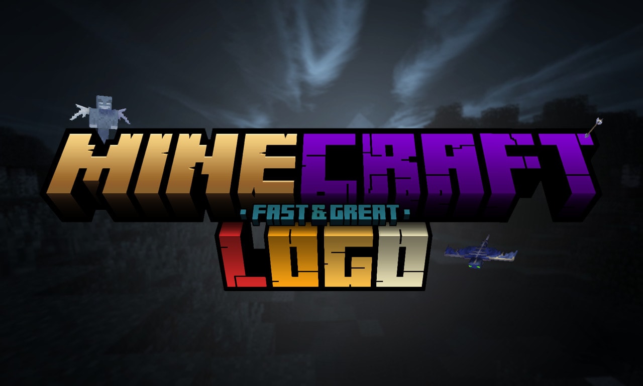 create an outstanding custom minecraft logo
