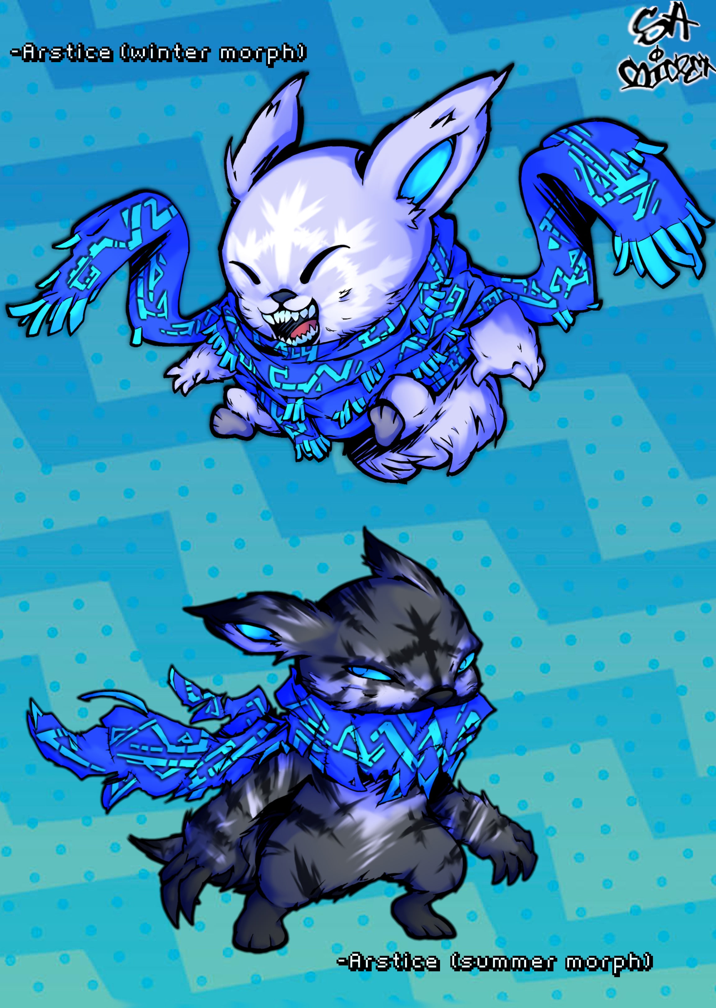 Spookapi Pokemon And Fakemon Favourites Fakemon: Mythoa Starters By Spookapi On