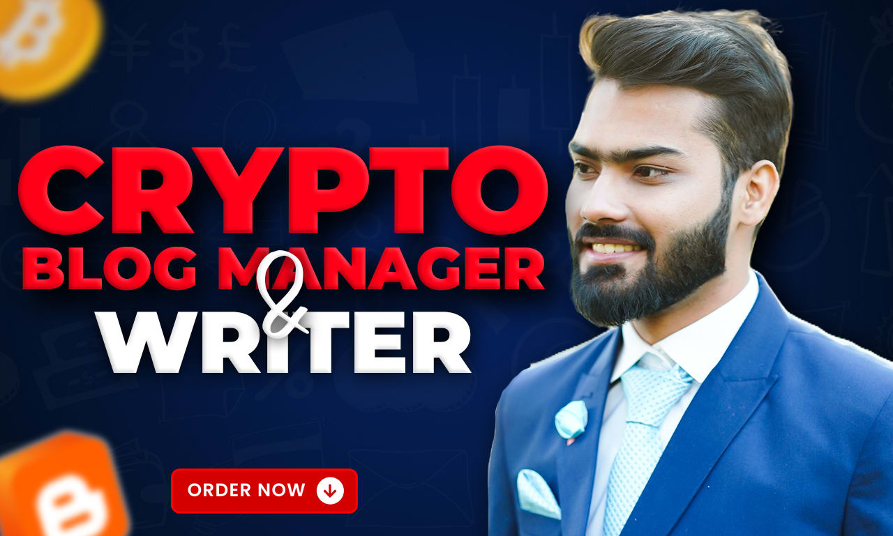 Manager and write crypto blogs for you by Aaqibmunir53 | Fiverr