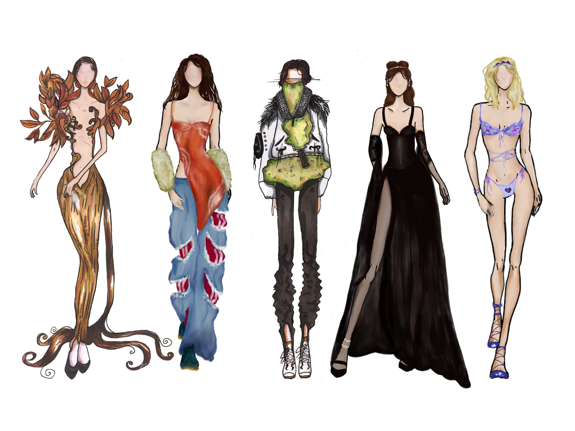 Fashion illustration  Fashion illustration sketches dresses Fashion  illustration dresses Dress illustration