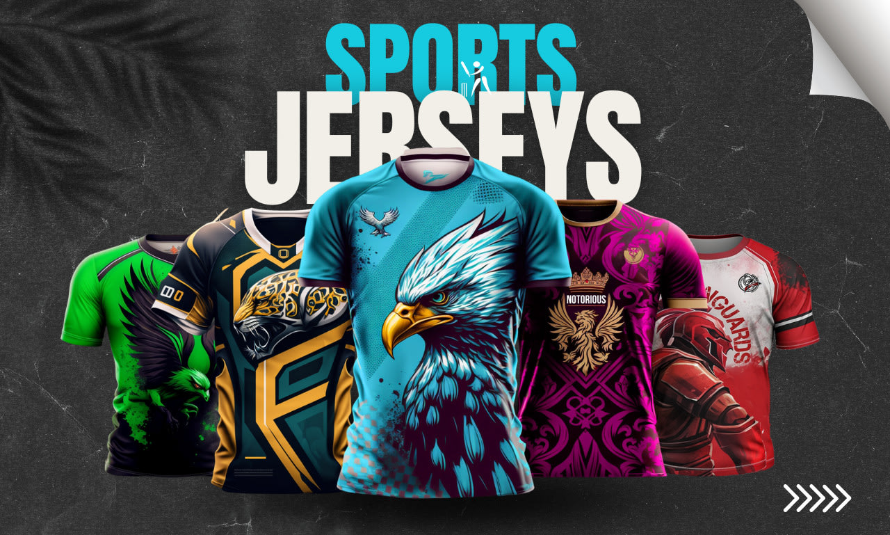 Design custom sports shirt, soccer jersey or esports jersey by