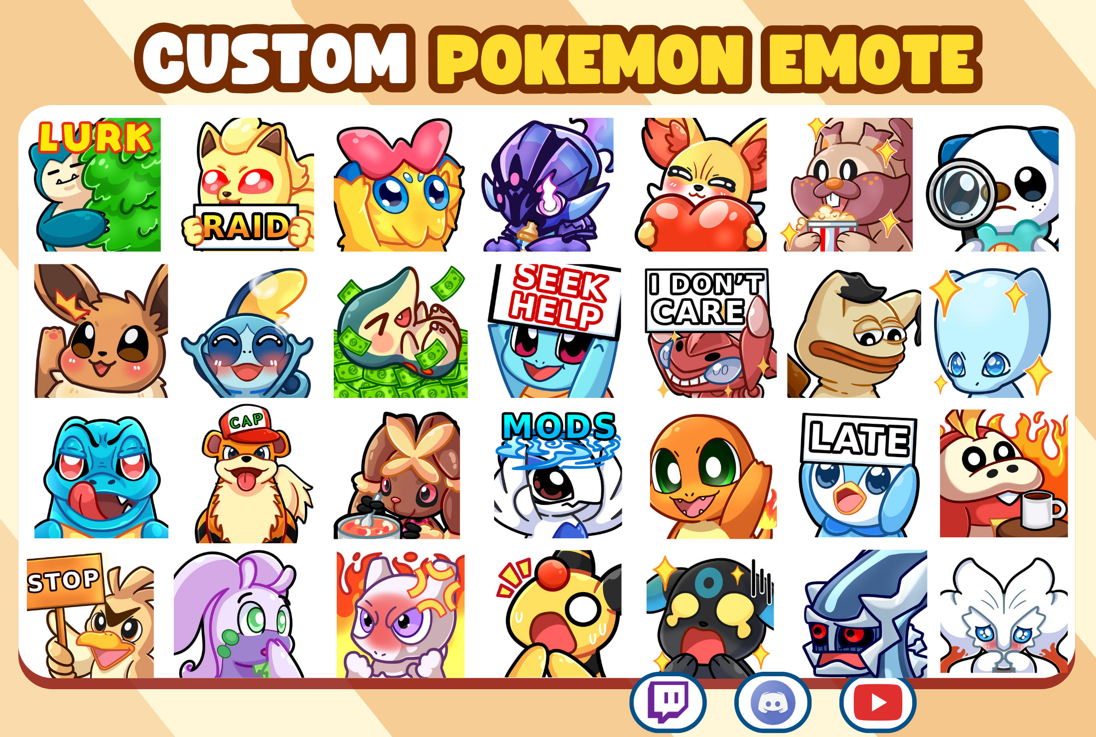 Pokemon Twitch Emotes Free - Infoupdate.org