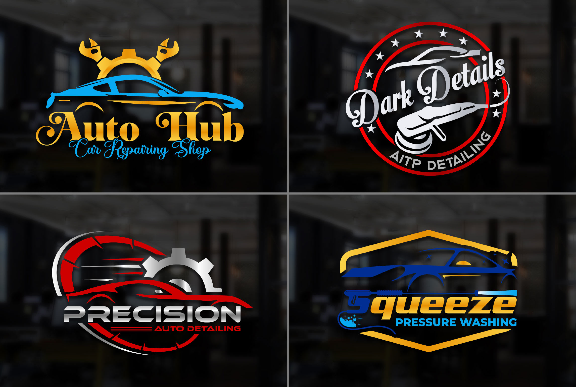 Vehicle Hub Logo Design