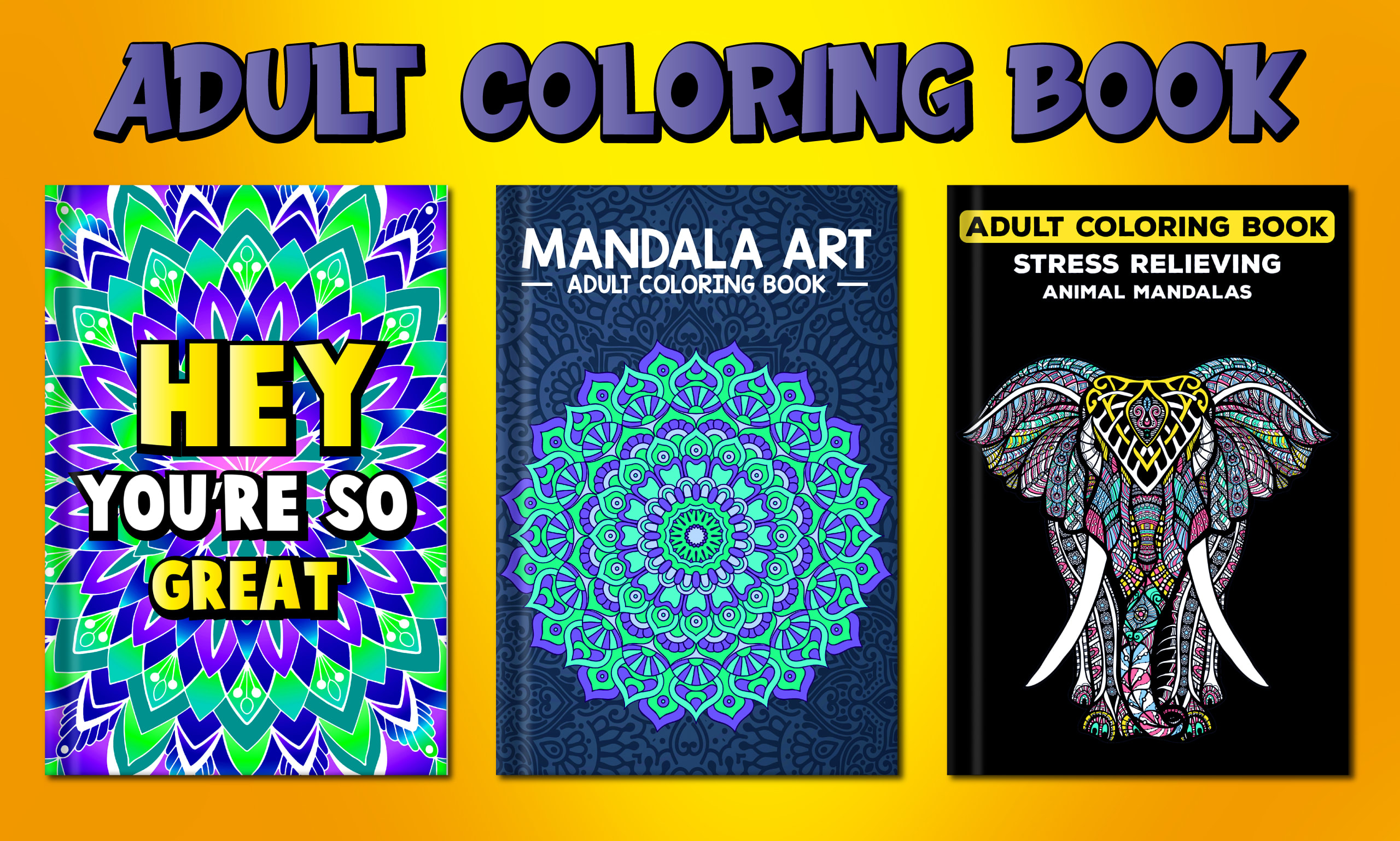 Simple Mandalas: A Simple Adult Coloring Book Easy on the Eyes a