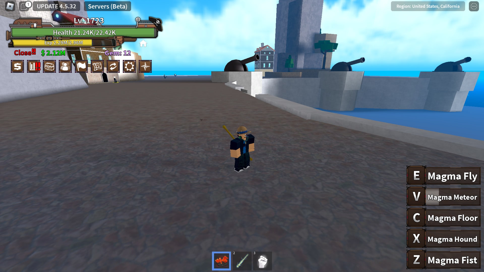 roblox king legacy map and levels 