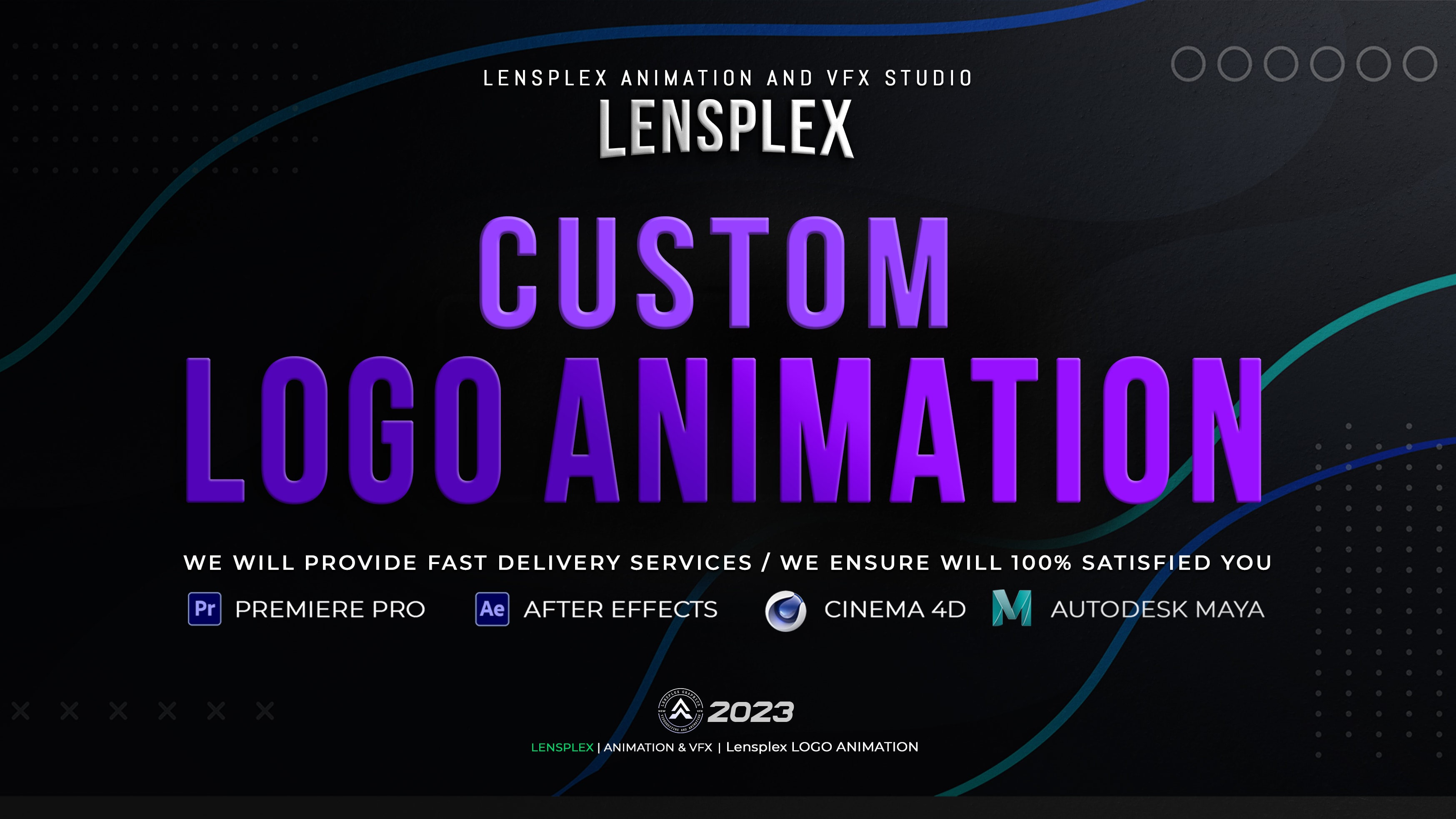 Make custom logo animation by Lensplex | Fiverr