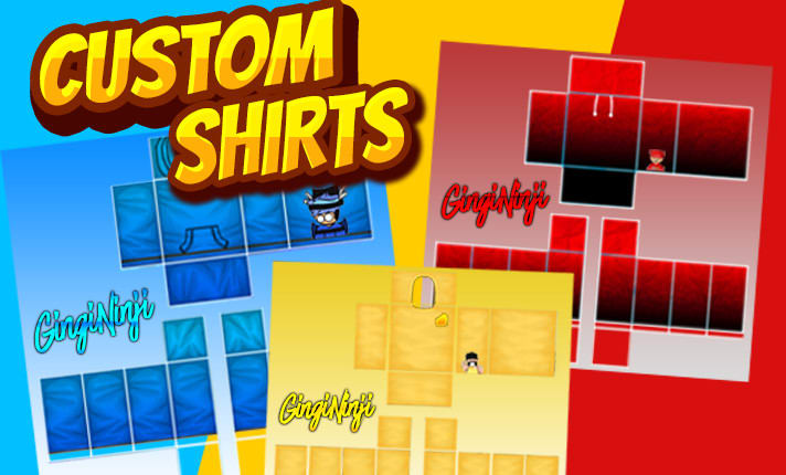 Design anything you want on roblox shirts and pants by Josephciceu