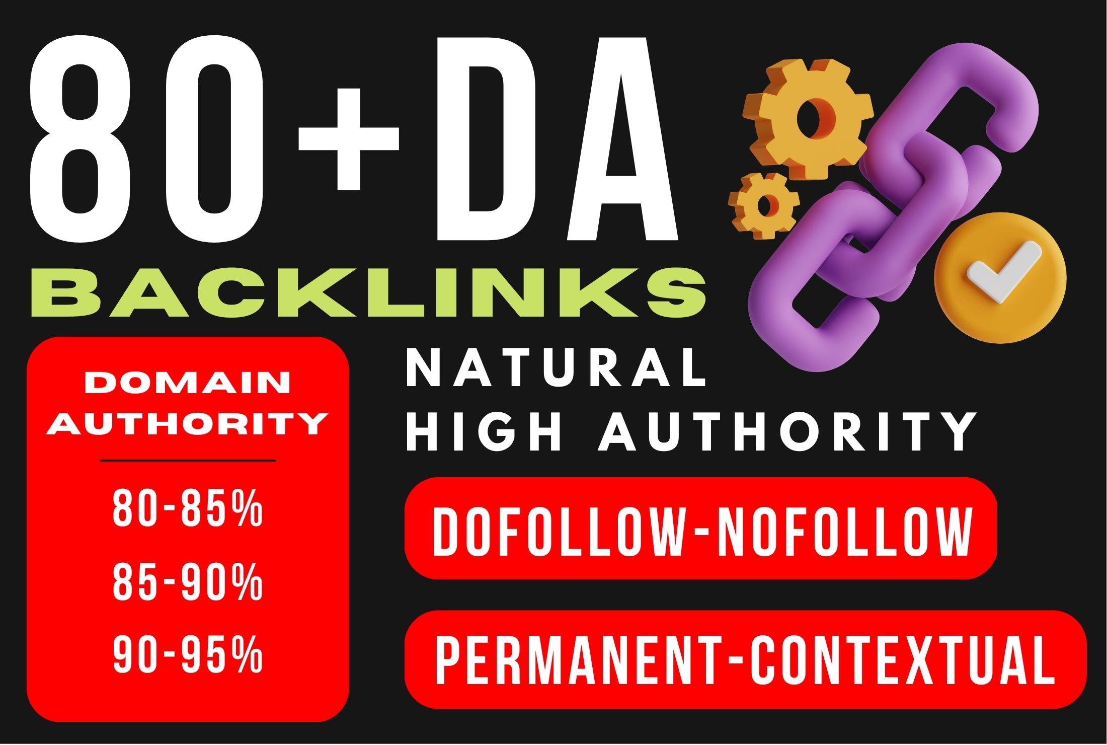 Do high authority 80 plus da white hat link building seo manual