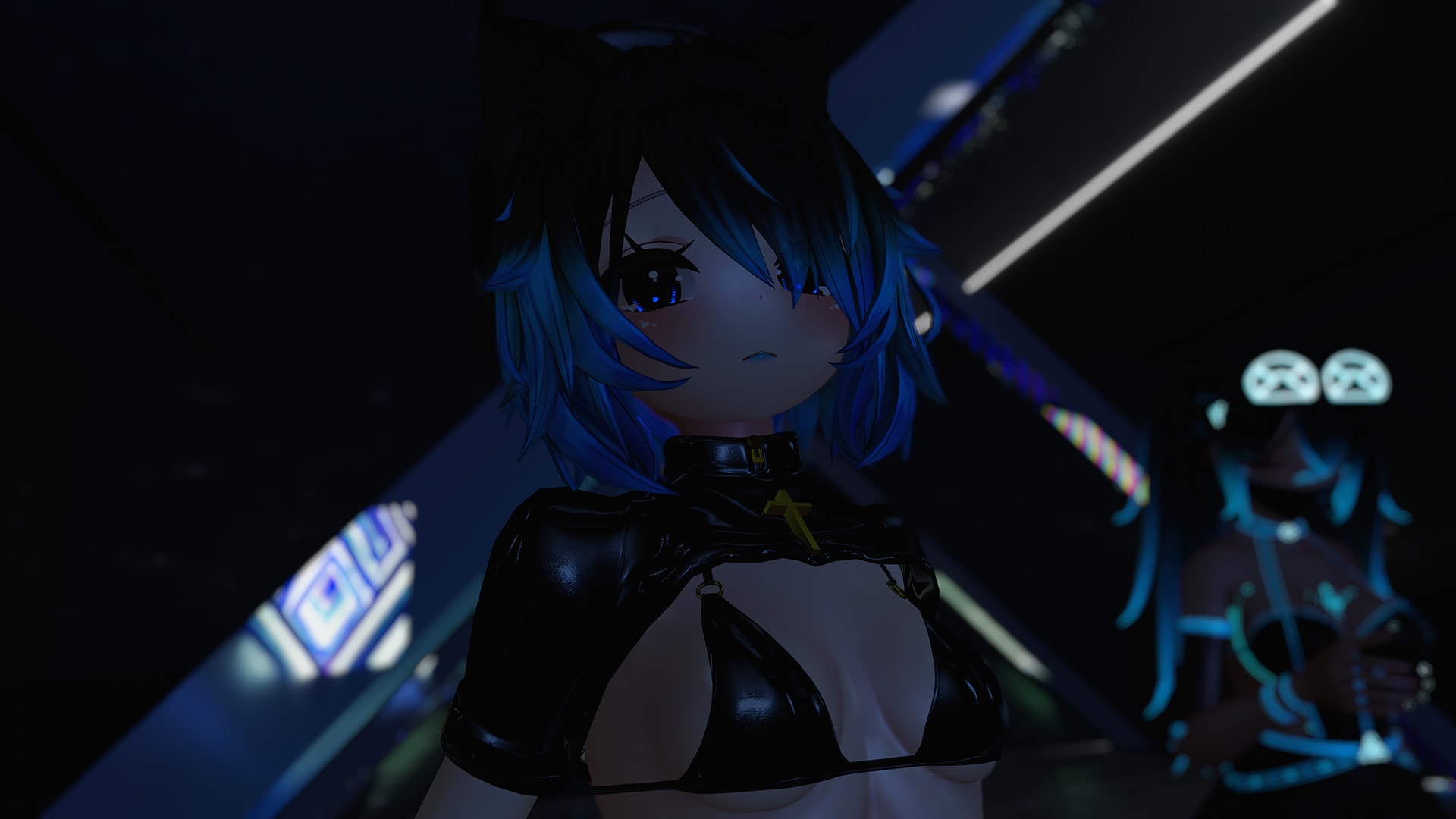 do custom vrchat avatars with toggles, edits, hue shift, dps, particle  effects