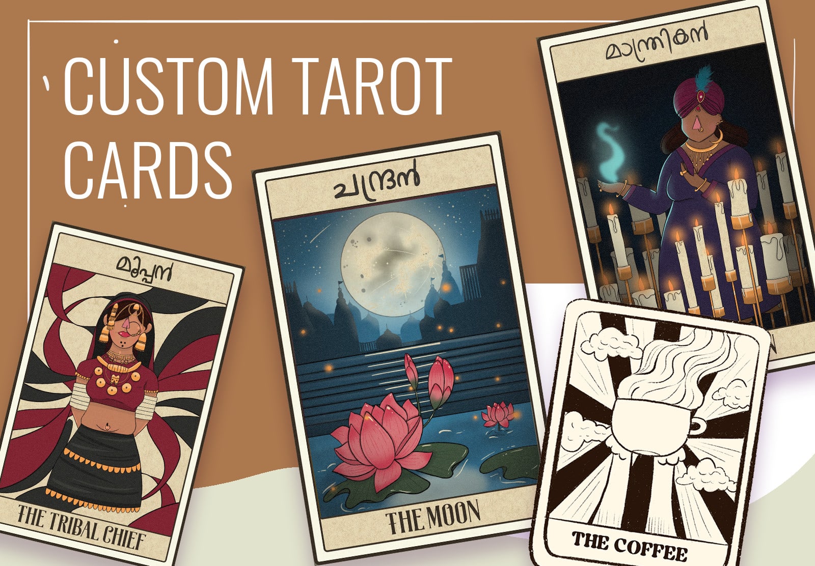 Create custom tarot card and board game designs by Amiarun345