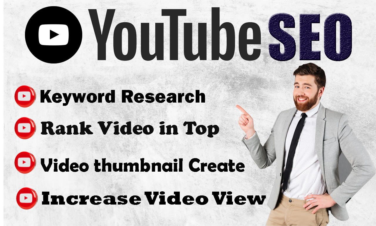 Be your youtube video seo and help increase video view by