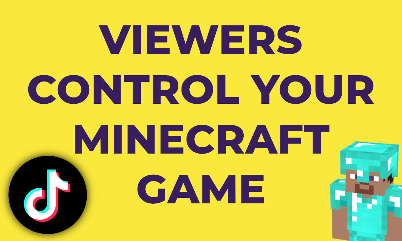 Set up interactive minecraft tiktok live stream where viewers control your  game by Wg_mojo | Fiverr