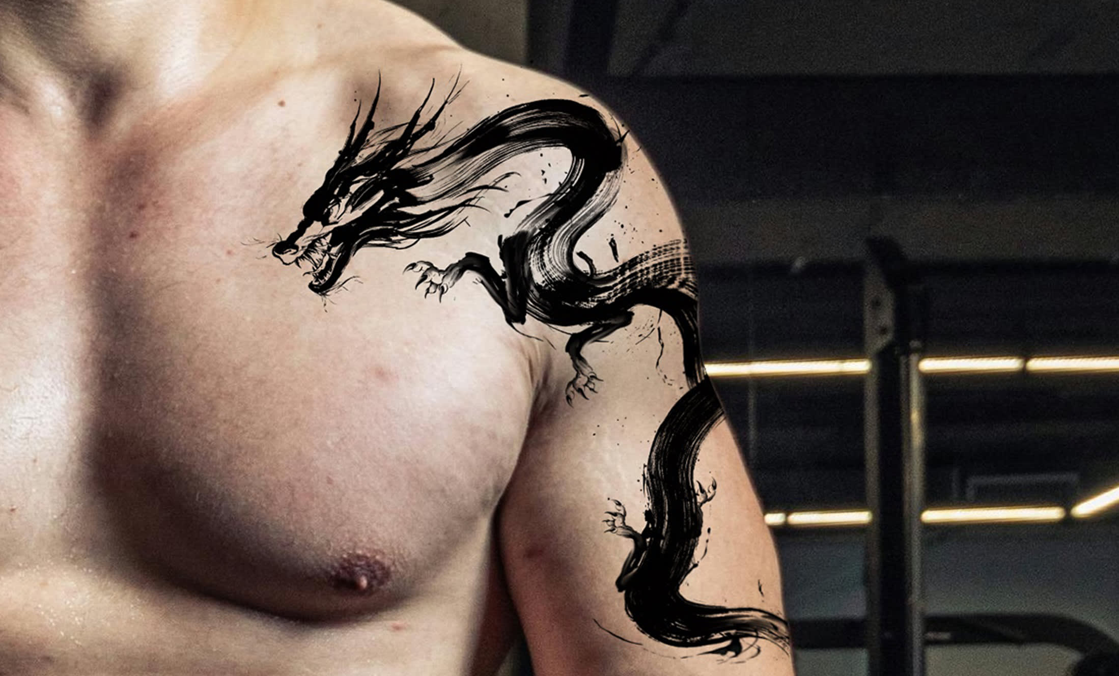 brushstroke-tattoo-bronctattooaus