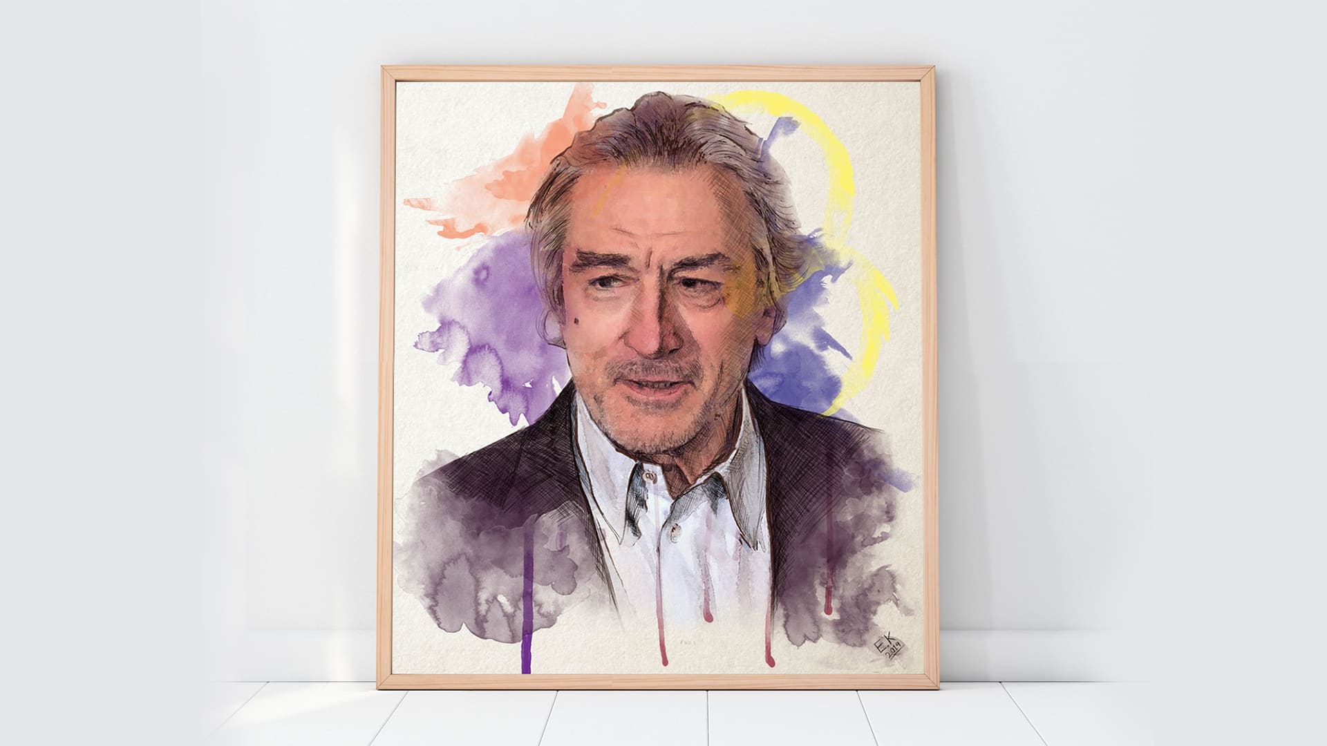 Do A Digital Custom Portrait With Watercolor And Pencil By Videosketch