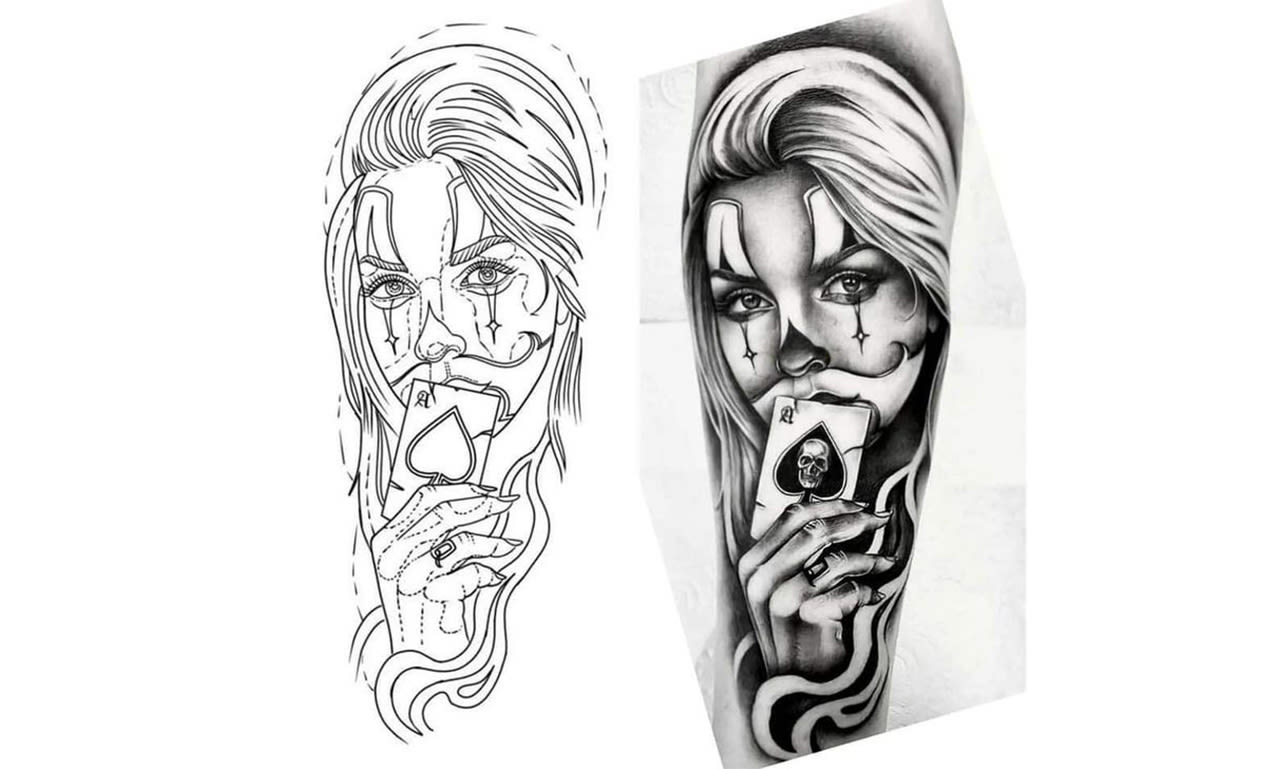 Katamari Damacy Tattoo Flash – Jared Gaines Art