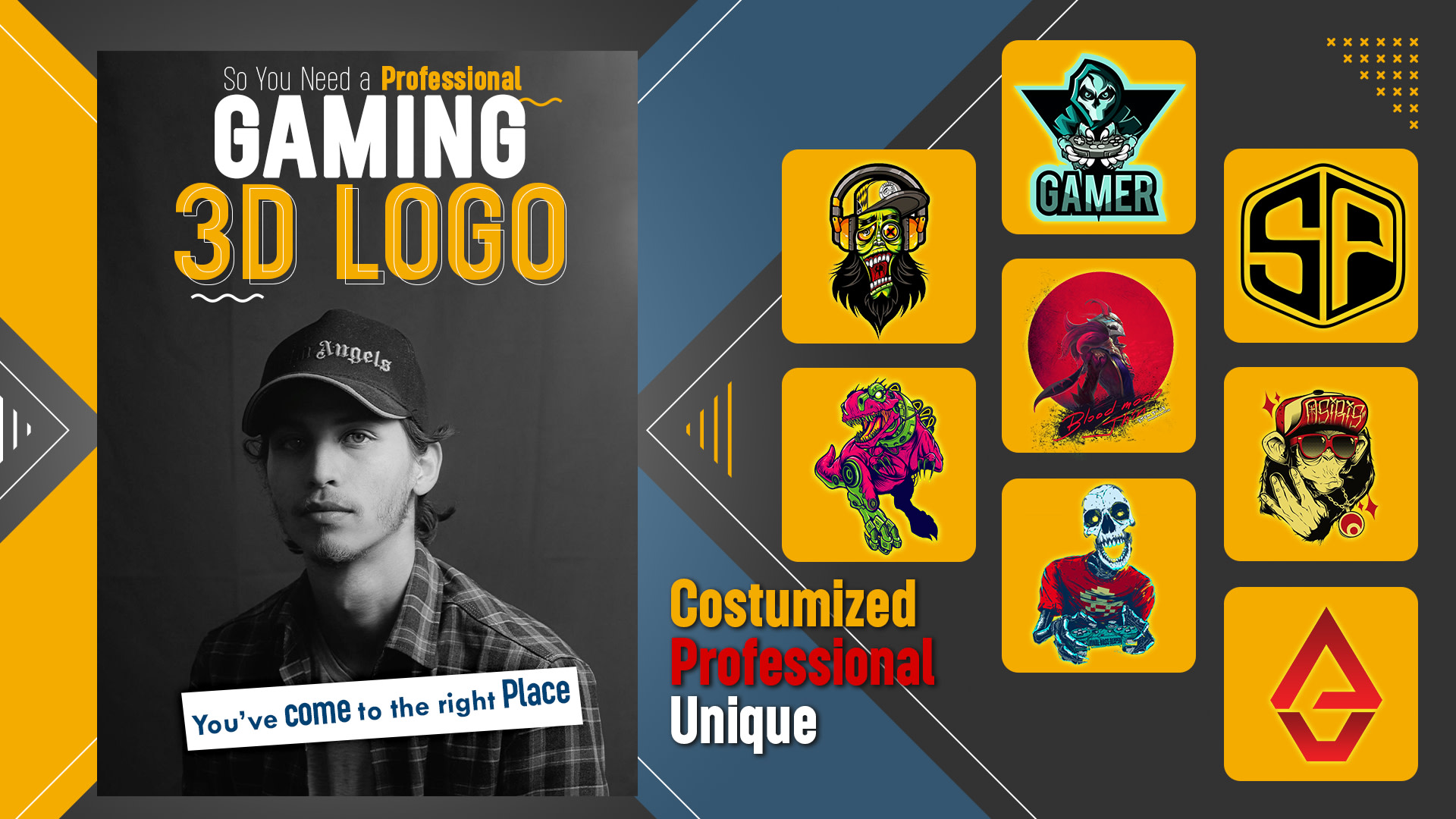 i wil do design a professional gaming logo for $20 - SEOClerks