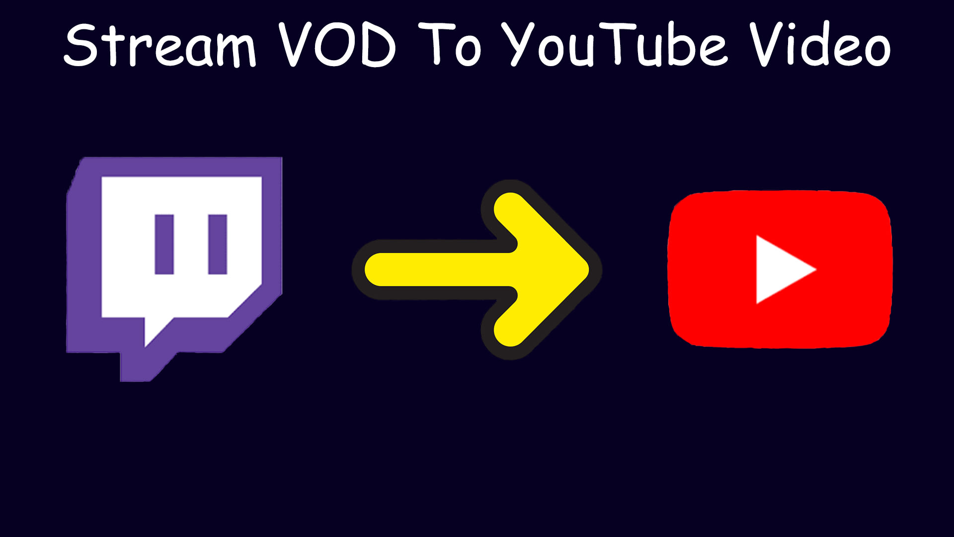 Turn your stream vod into a youtube video for you by Jensovic_21 Fiverr