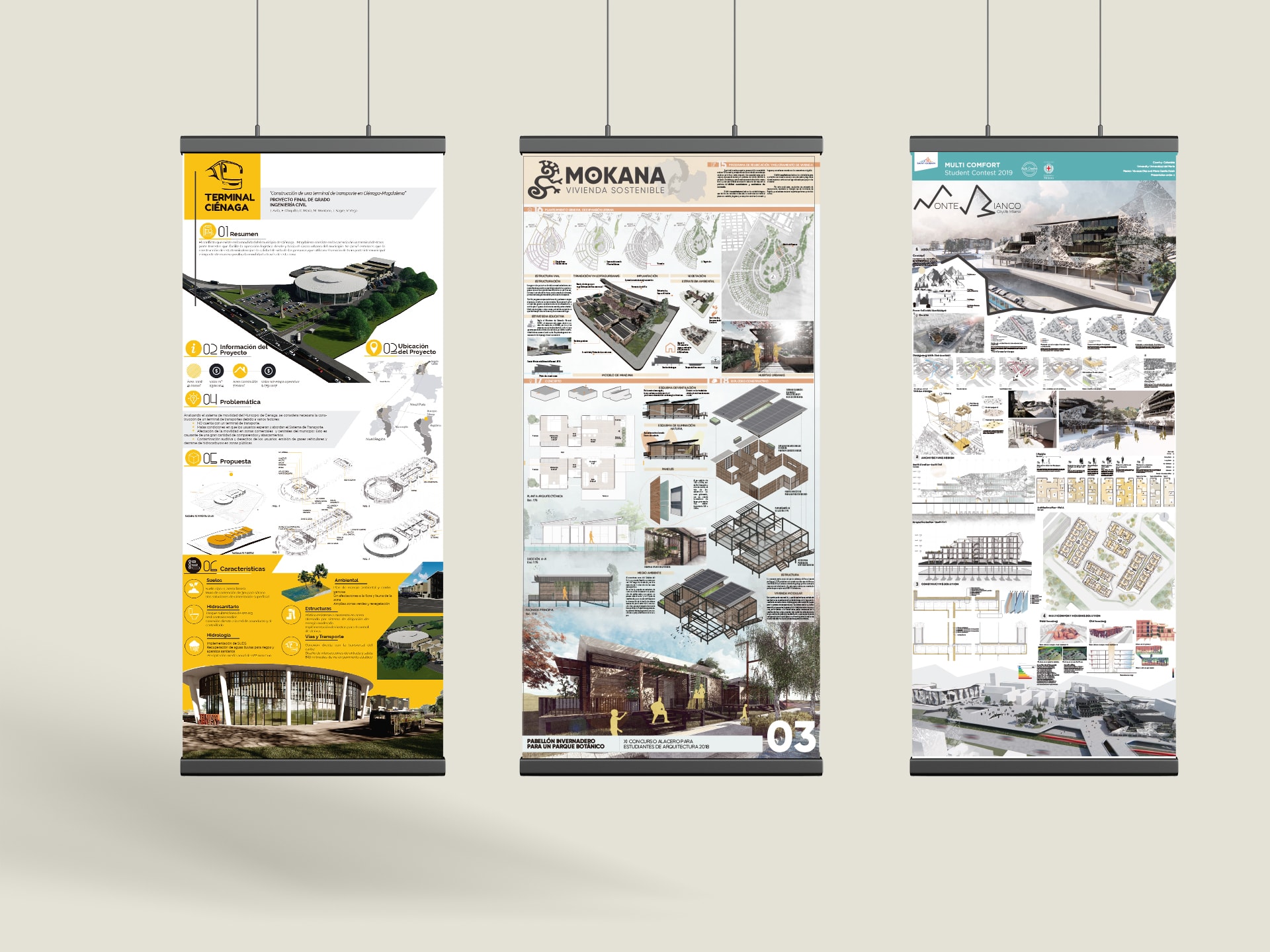 make your architectural presentation board, layout and diagrams