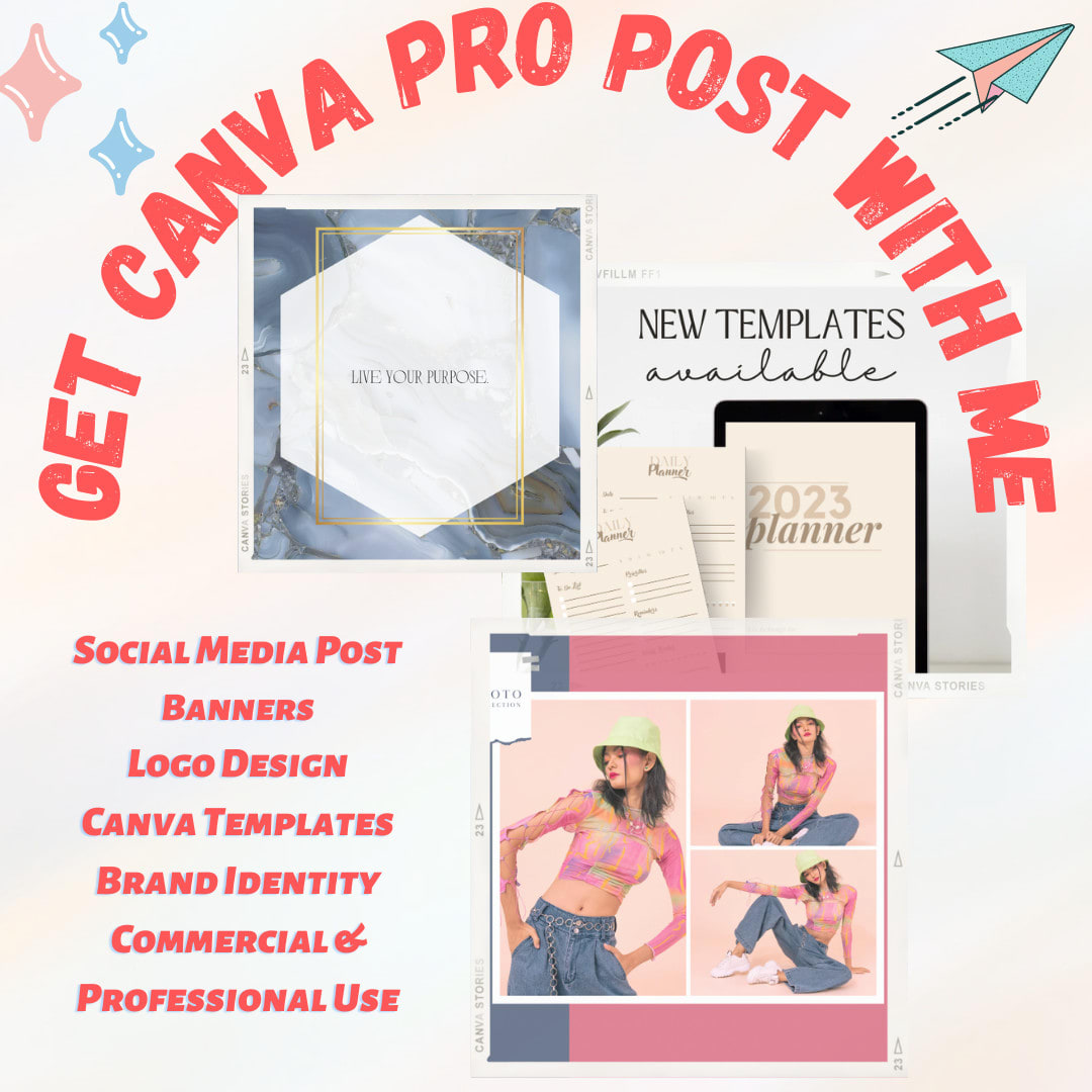 Design any post and template with canva pro for social media by Maryam_1634  | Fiverr