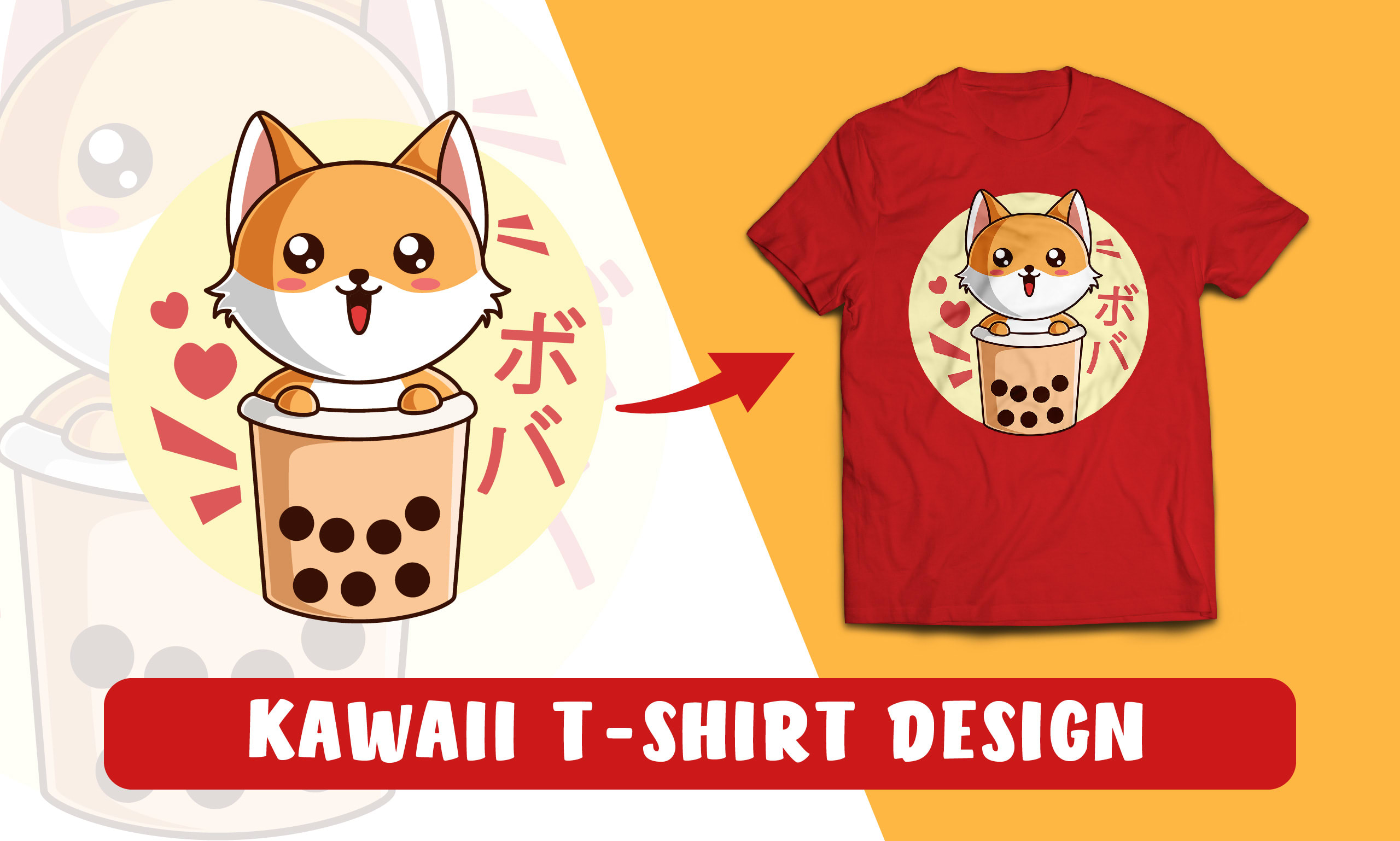 Crea lindos diseños de pegatinas kawaii, personajes de dibujos animados de  alimentos de animales
