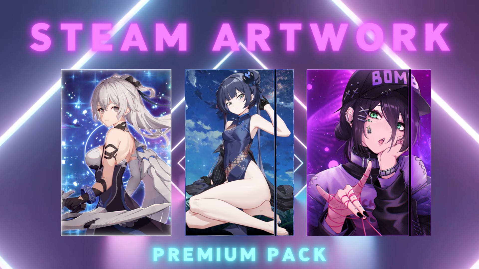 Create animated steam artwork showcase for your steam profile by Nowie6 |  Fiverr