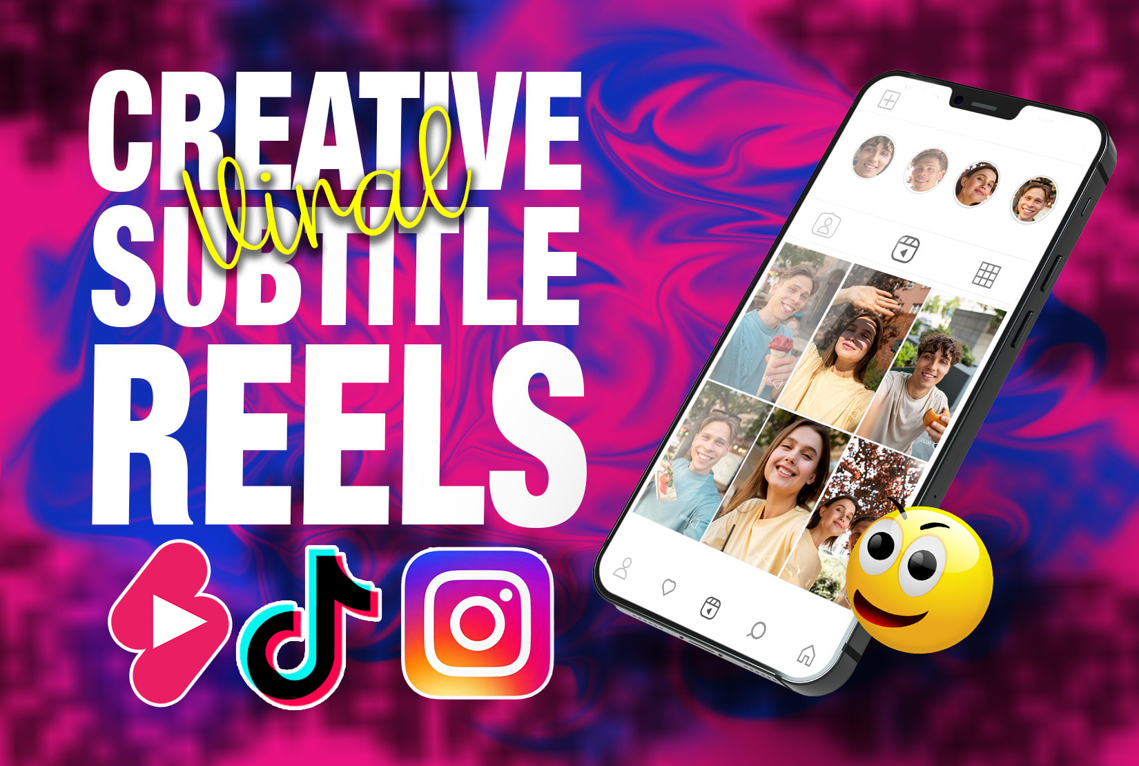 Edit your instagram reels,  shorts, and tiktok by