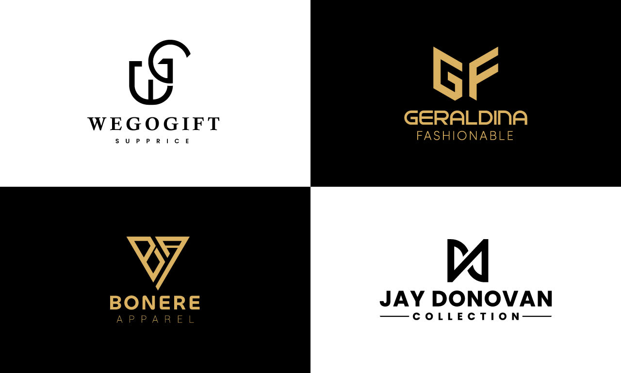 do luxury fashion and clothing brand logo design