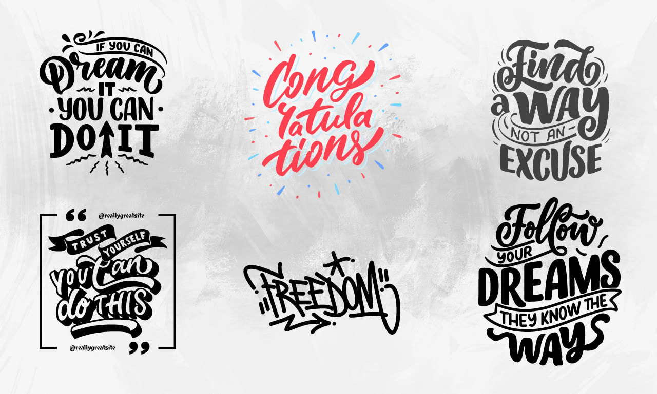 Make unique customized typography and lettering logo design