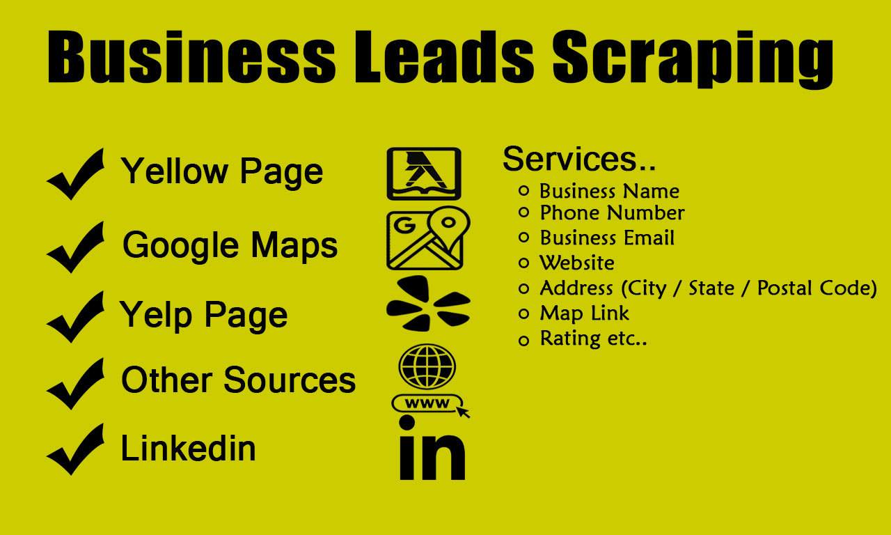 Do Google Map Scraper For Business Leads, Email Database