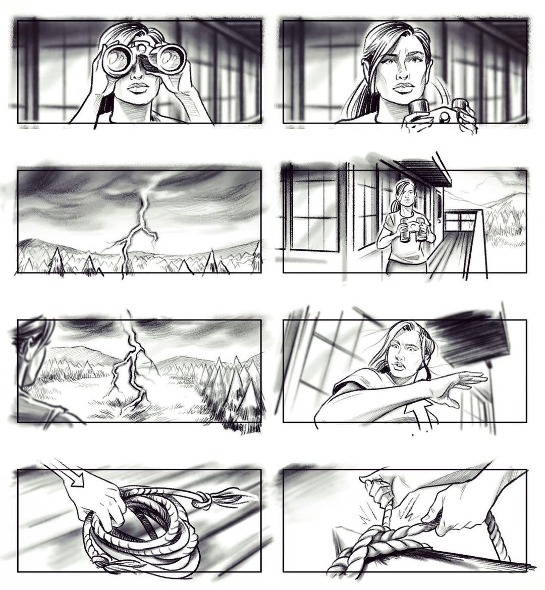 Creating a storyboard to film using AKVIS Sketch