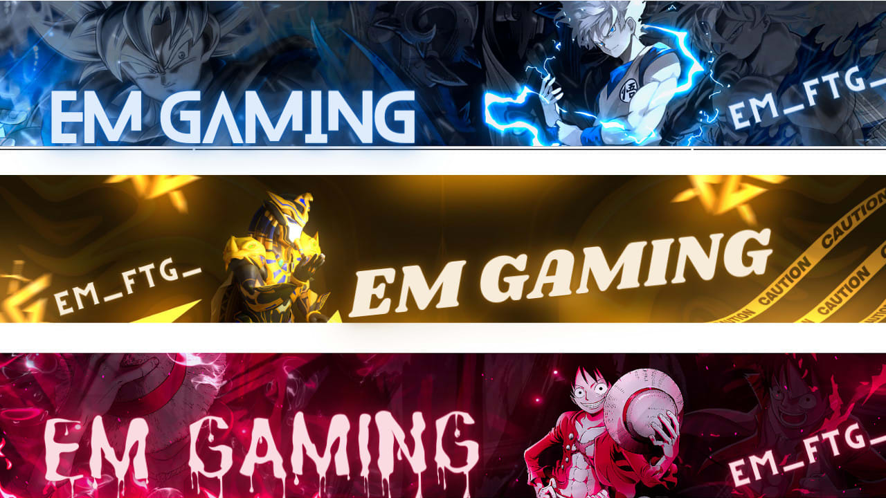 Design gaming epic banner for you by Guadugfx