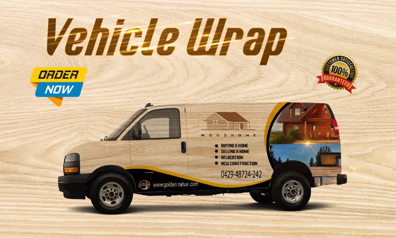 Create custom high quality vehicle wrap car and also truck by