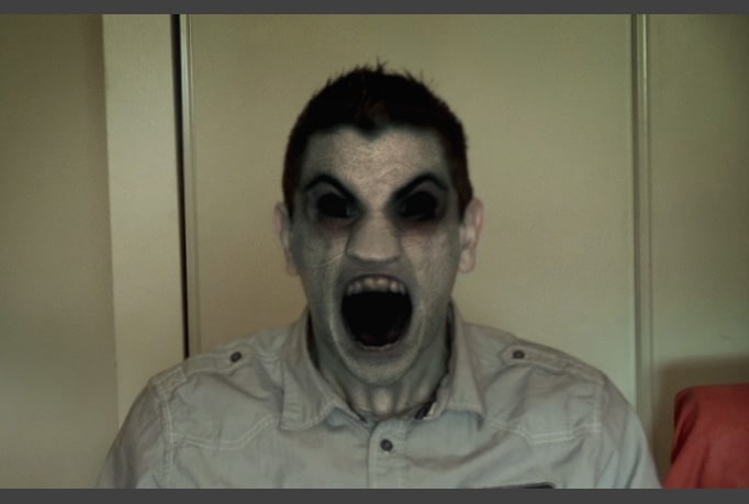 Galvanictouch: I will create a Scary Face Video Effect with SFX for $25 on