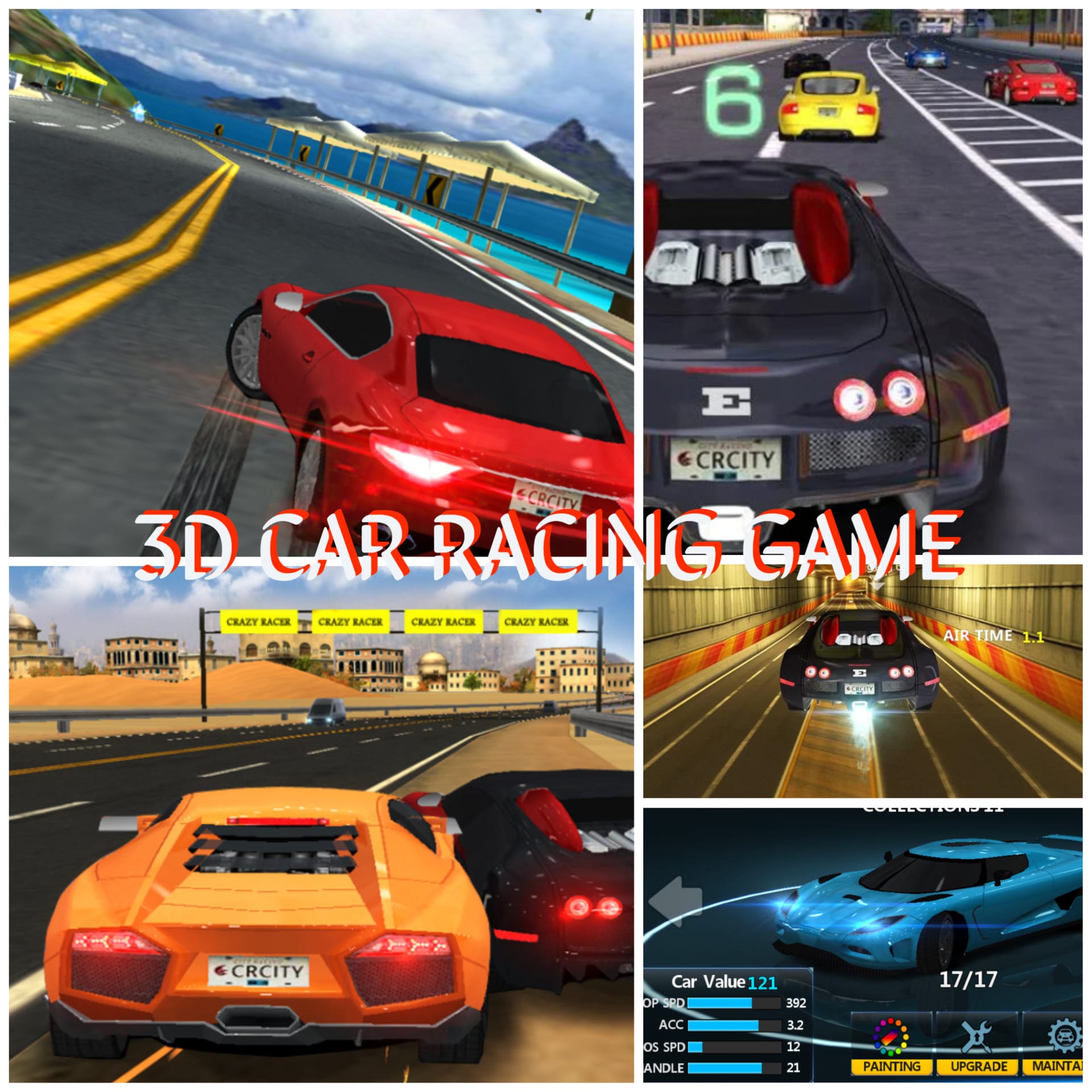 Create 3d car racing game in unity by Tgames0707 | Fiverr