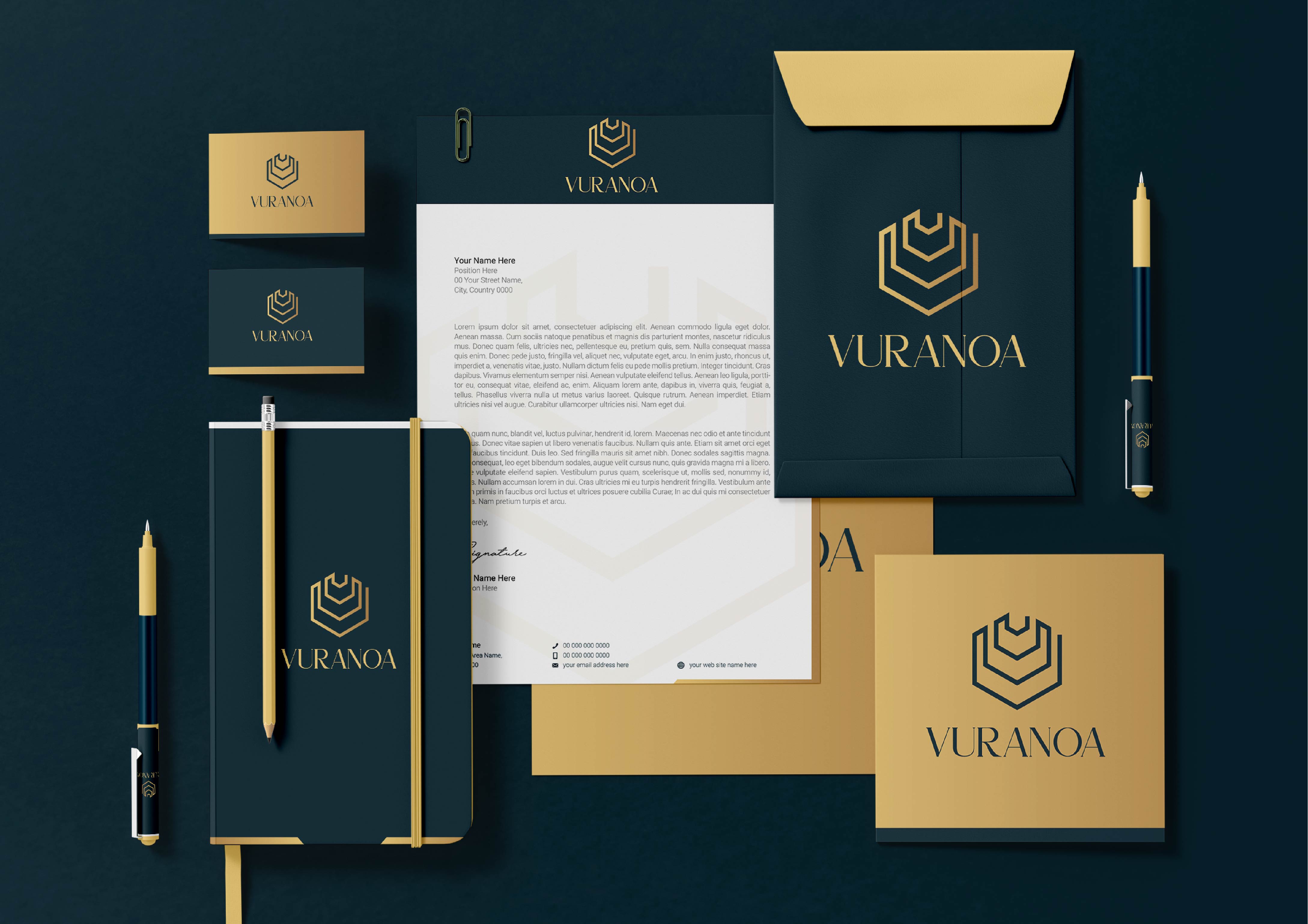 Do flat luxury and elegant logo for your business by Syedali554