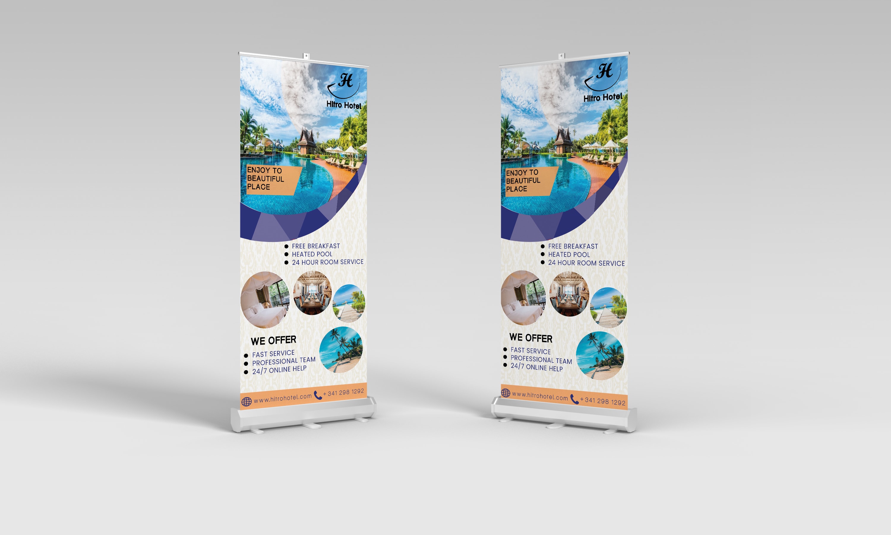 Do exclusive roll up banner design by Farhanarahma647