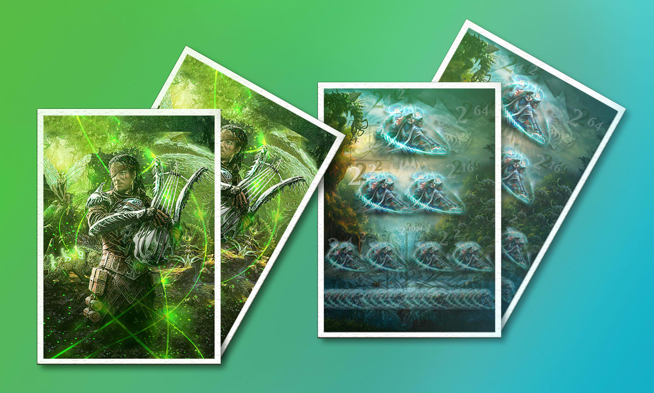 Make a unique card sleeve art for you by Vincilios | Fiverr