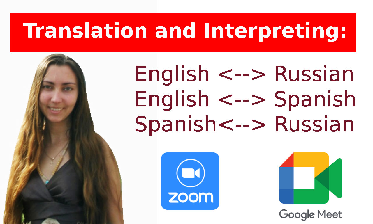 Interpret to or from russian or spanish professionally traductor español  ruso by Ecostilpropieda | Fiverr