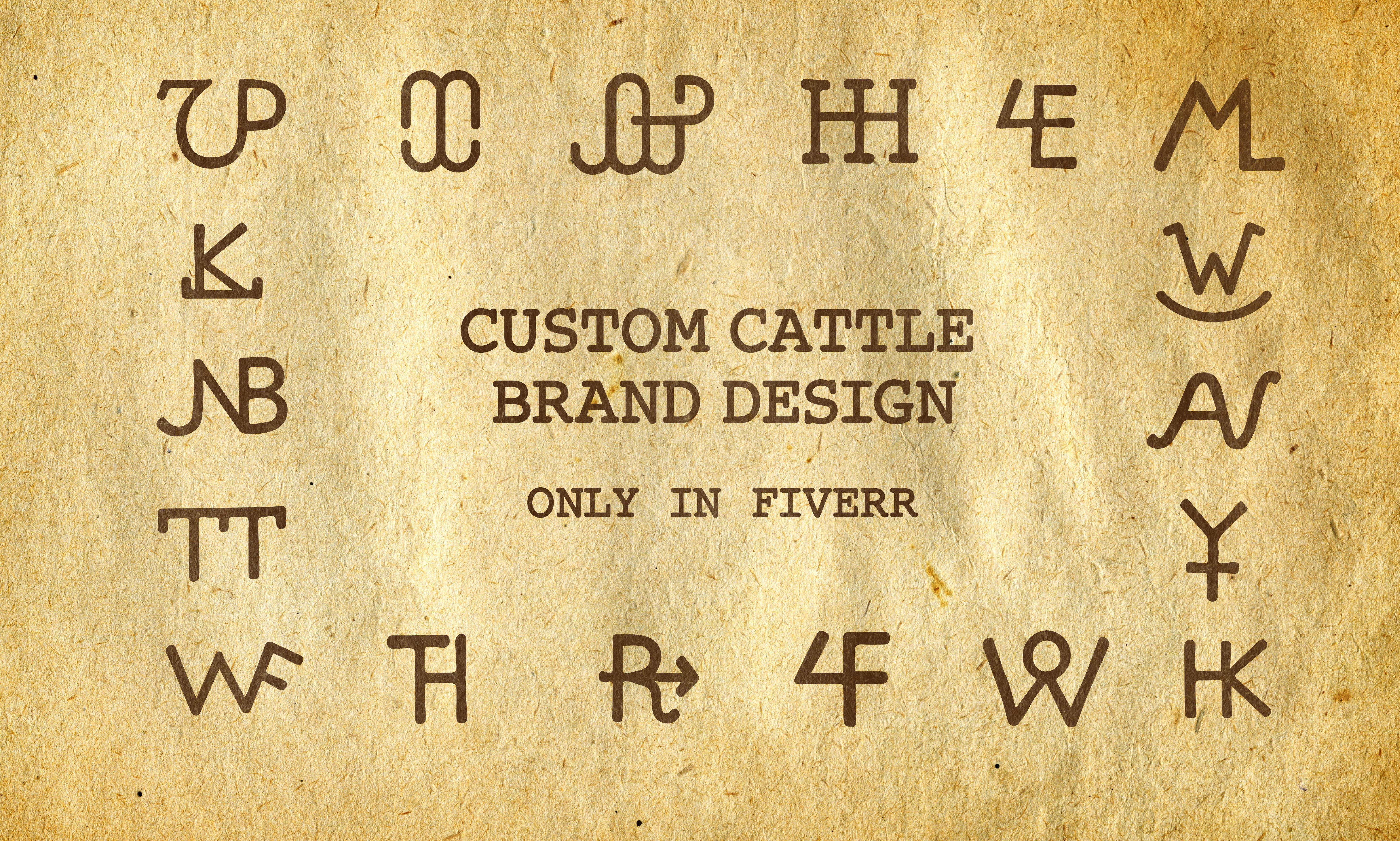 Design a custom cattle brand ranch logo by Sadmanshakib713