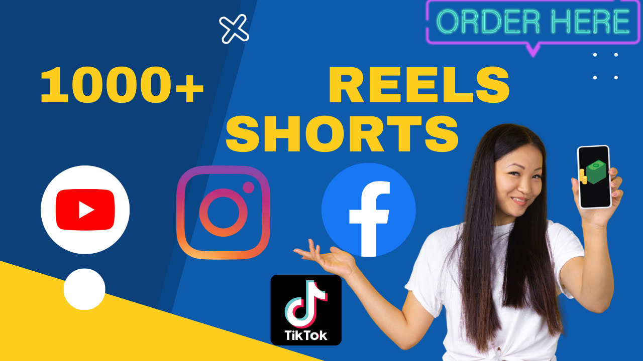 Create  100 products  shorts, tiktok, instagram reels by  Moeenakhtar439