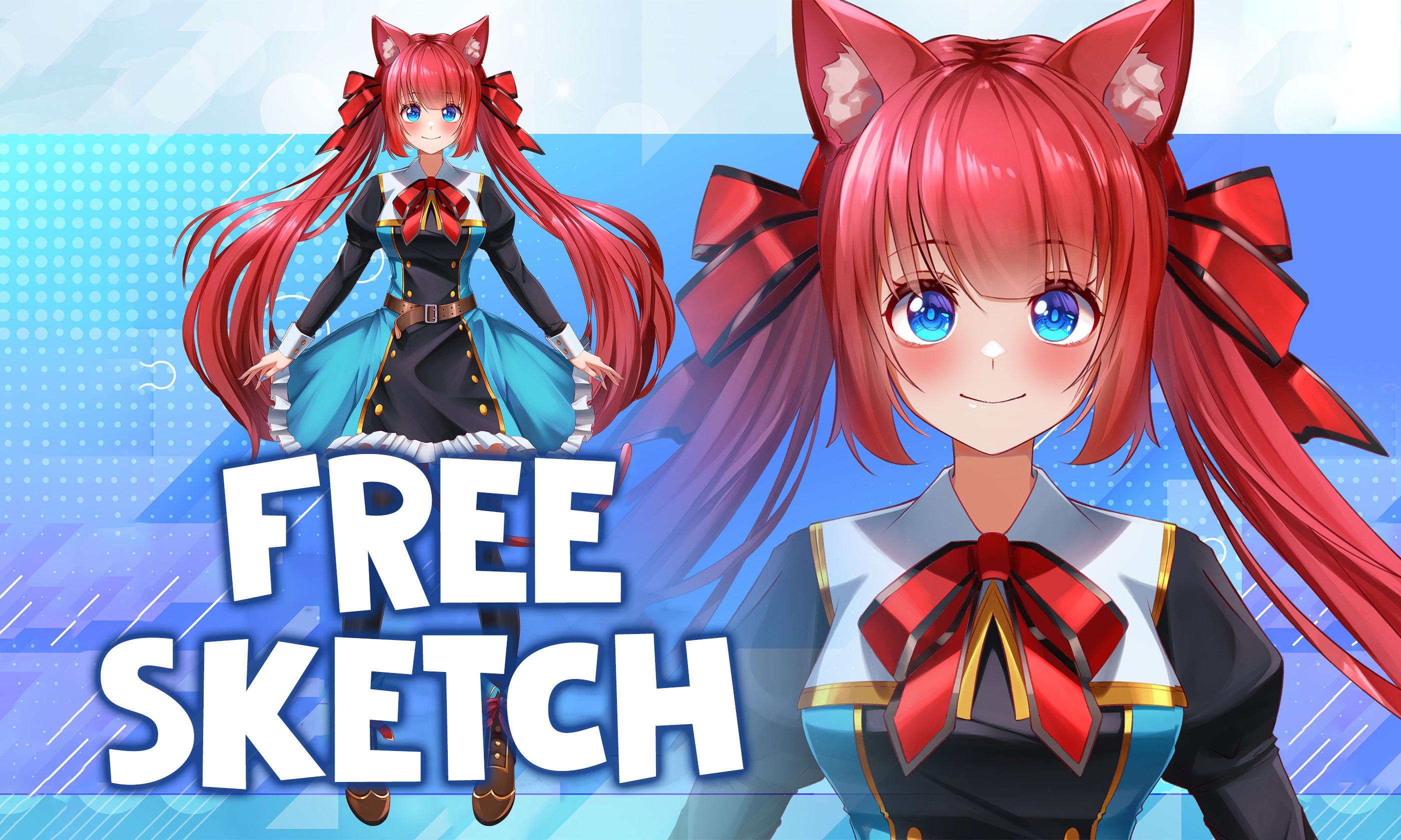 Draw and rig vtuber model for live2d in anime style by Pawtoonstudio |  Fiverr