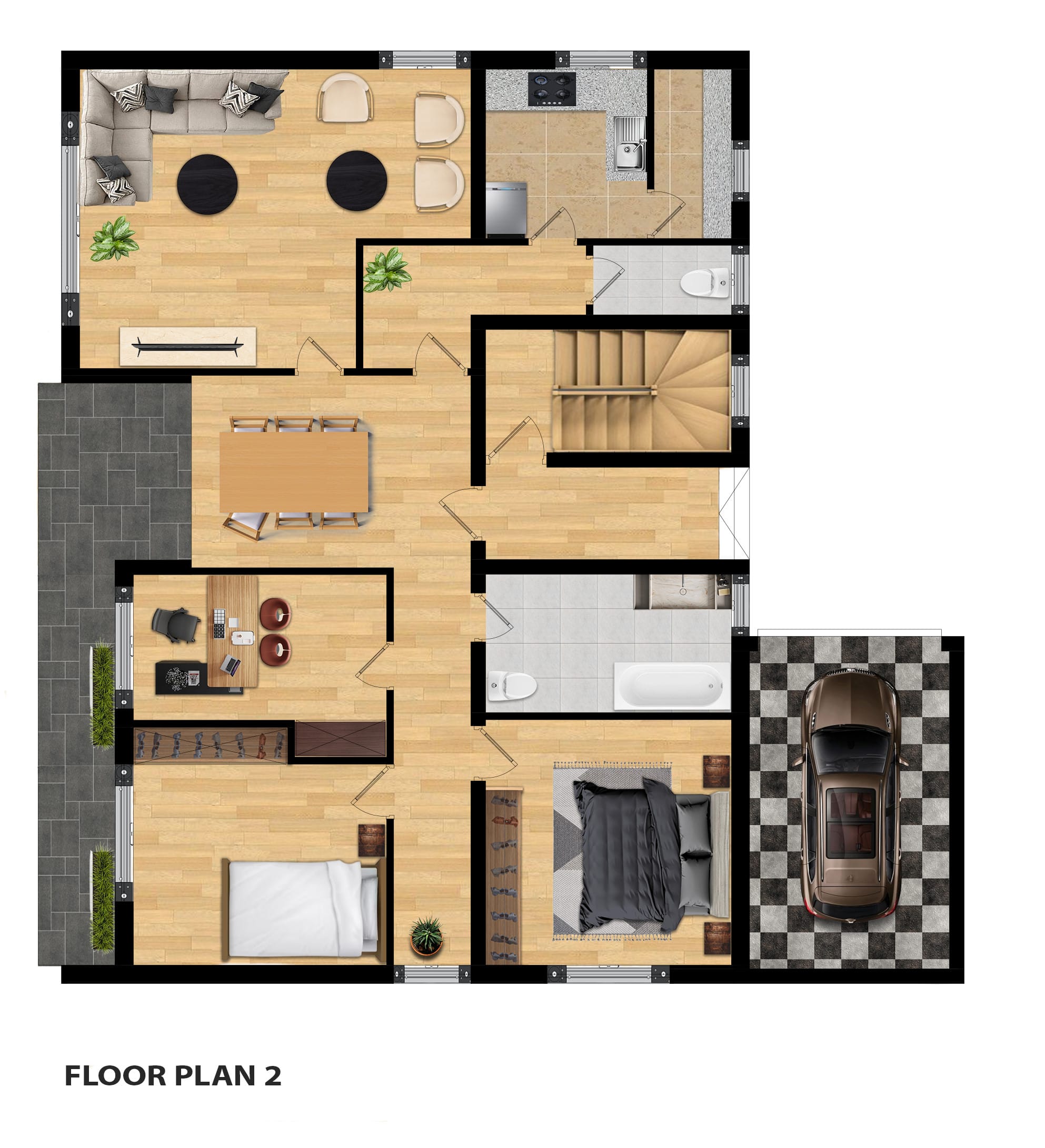 Create Realistic 2d Floor Plan Rendering By Nahid_floor365, 41% OFF