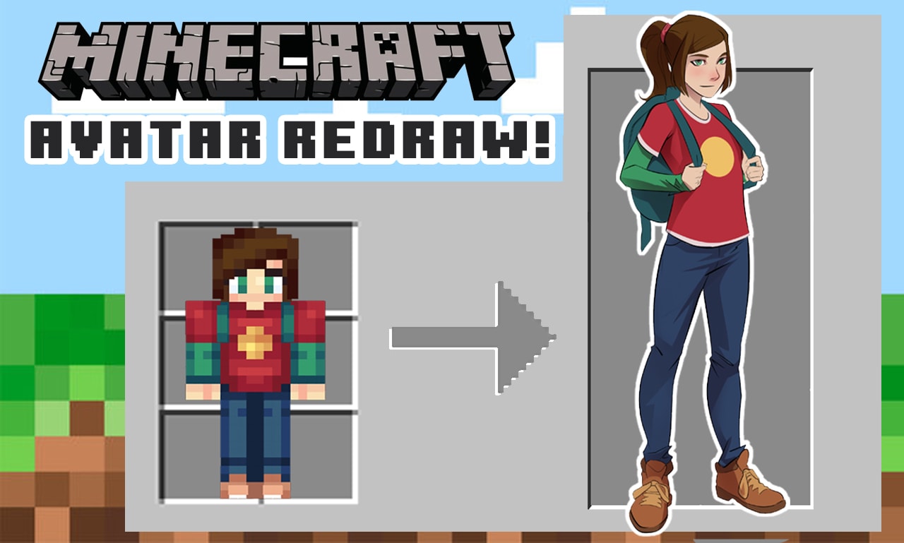 Draw a reimagined version of your minecraft avatar or roblox character by  Thethingmaker | Fiverr