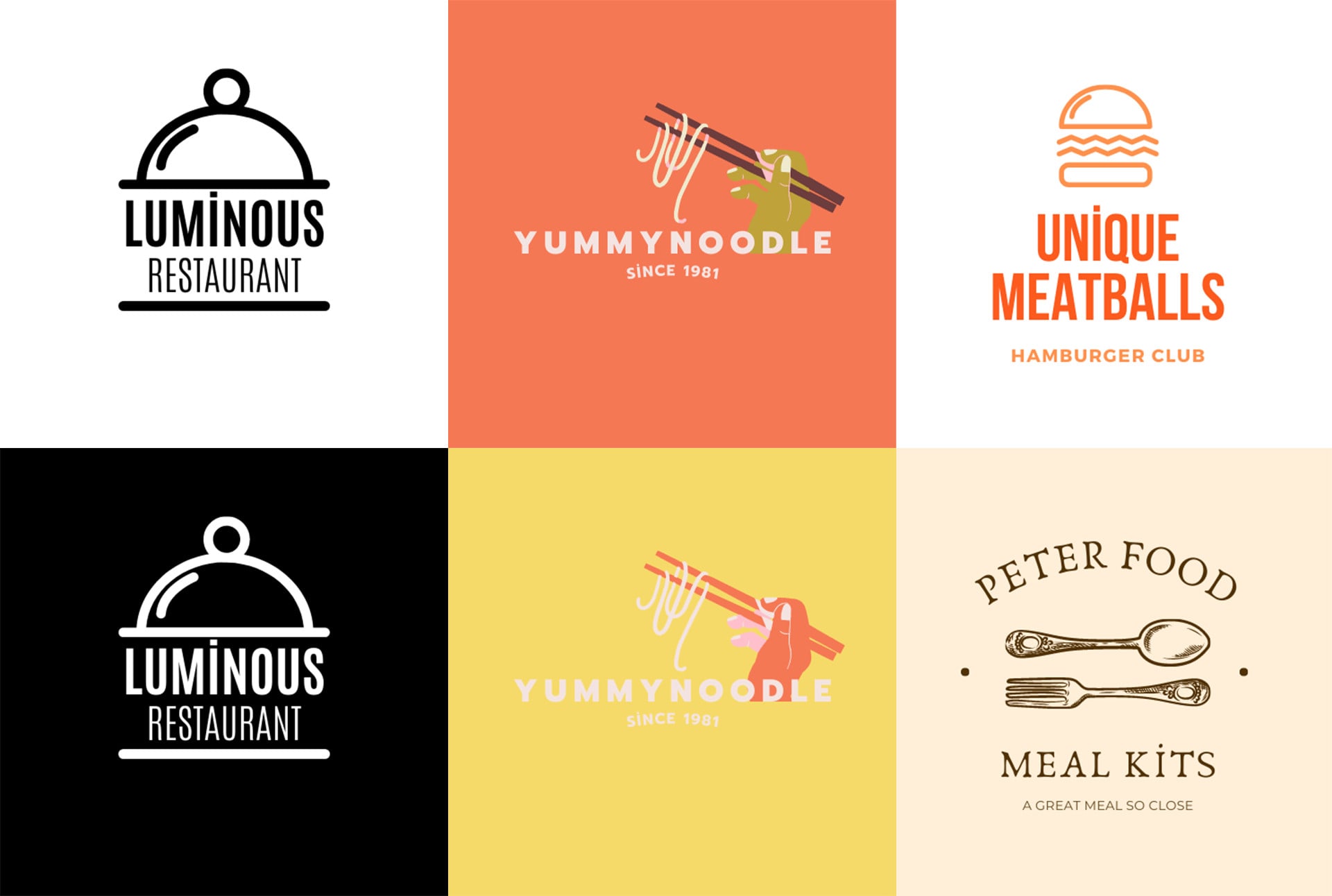 Restaurant Yummy Food Logo Design Graphic by Muhammad Rizky